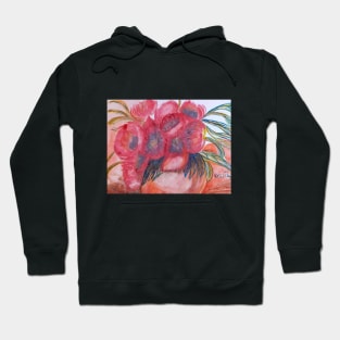 Poppies in a vase Hoodie